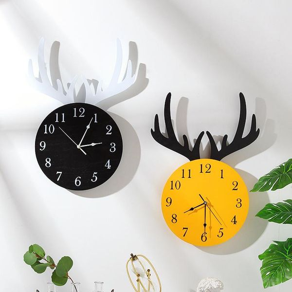 wall clocks art creative clock nordic deer wooden silent simple modern design living room reloj de pared home decor da60wc
wall clocks art creative clock nordic deer wooden silent simple modern design living room reloj de pared home decor da60wc
