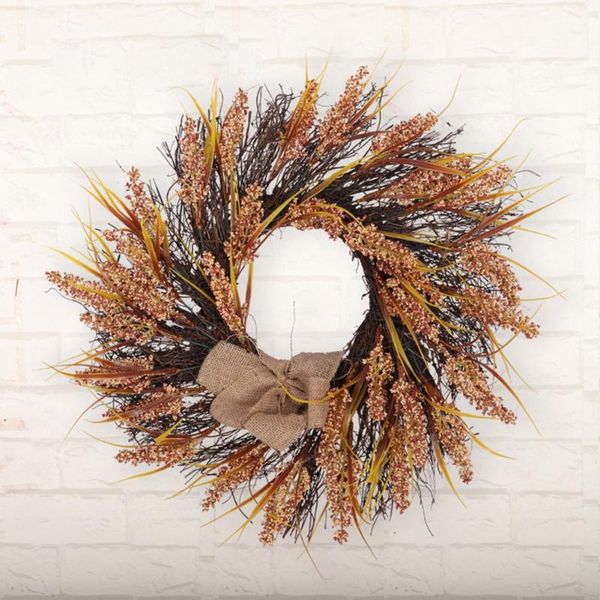 decorative flowers & wreaths thanksgiving rustic wheat wood pendant harvest wreath hanging fall chirstmas home decoration
decorative flowers & wreaths thanksgiving rustic wheat wood pendant harvest wreath hanging fall chirstmas home decoration