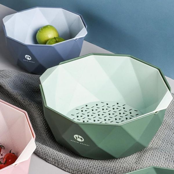 storage baskets holder double-layer plastic drain basket vegetables fruit rice strainer wash colander home
storage baskets holder double-layer plastic drain basket vegetables fruit rice strainer wash colander home