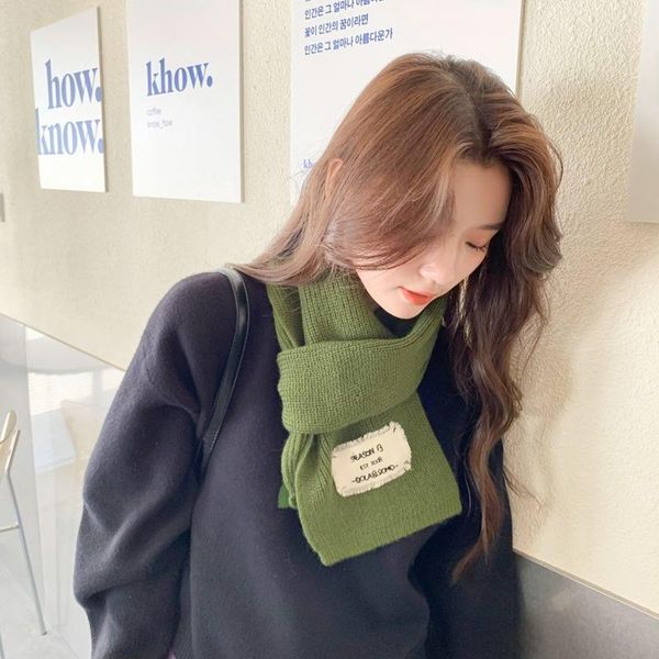 scarves autumn and winter scarf students fashion thick tide ins korean version of versatile handmade label small cute girl, Blue;gray
scarves autumn and winter scarf students fashion thick tide ins korean version of versatile handmade label small cute girl, Blue;gray