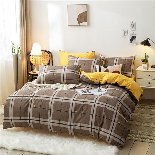 bedding sets brown yellow big picnic stripe plaid euro bed linen duvet cover se 150 cm single plus twin size 220x240 room decoration
bedding sets brown yellow big picnic stripe plaid euro bed linen duvet cover se 150 cm single plus twin size 220x240 room decoration