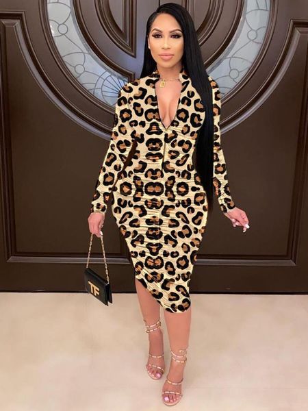 casual dresses dpsde 2021 fashion women street girl style long sleeve zipper leopard grain mid, Black;gray
casual dresses dpsde 2021 fashion women street girl style long sleeve zipper leopard grain mid, Black;gray