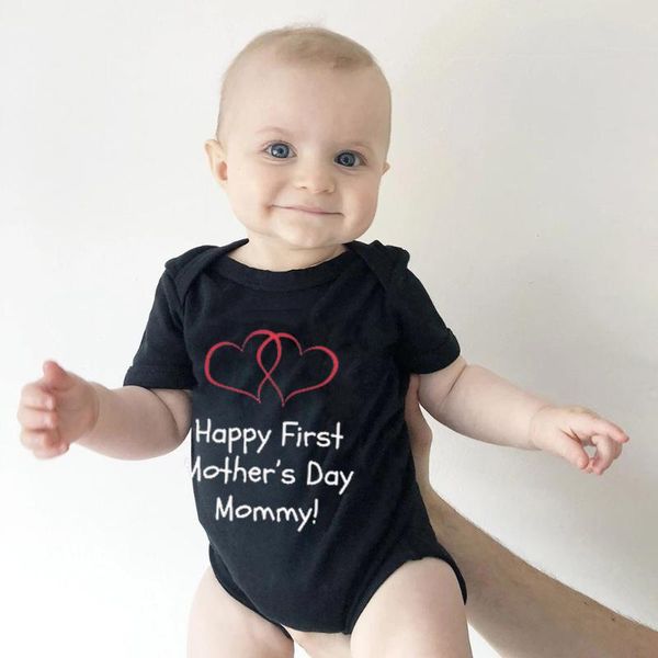 rompers happy first mother's day mommy born baby summer cotton infant cute short sleeve jumpsuit boys girls clothes, Blue
rompers happy first mother's day mommy born baby summer cotton infant cute short sleeve jumpsuit boys girls clothes, Blue