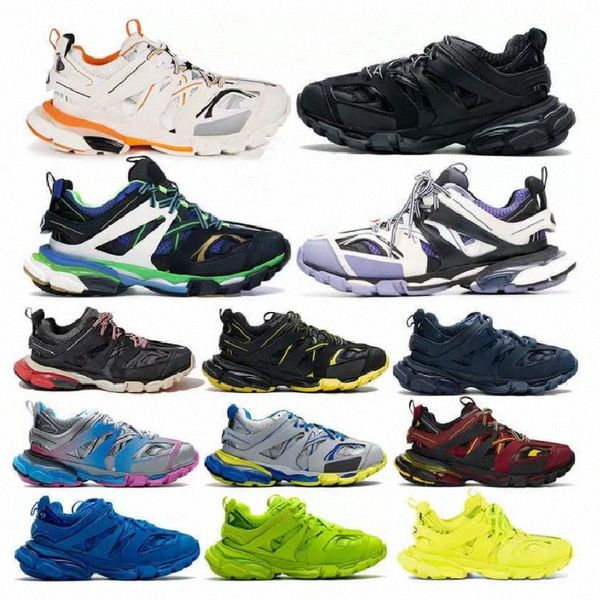 2021 luxurys designer shoes men track 3.0 sneakers 100% leather trainers women mesh nylon printed 3m triple s platform casual shoe with box, Black
2021 luxurys designer shoes men track 3.0 sneakers 100% leather trainers women mesh nylon printed 3m triple s platform casual shoe with box, Black