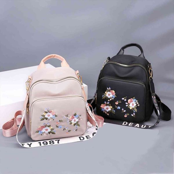 fashion oxford cloth embroidery women shoulder backpack retro flower printed multi zipper pack casual girls student school bag
fashion oxford cloth embroidery women shoulder backpack retro flower printed multi zipper pack casual girls student school bag