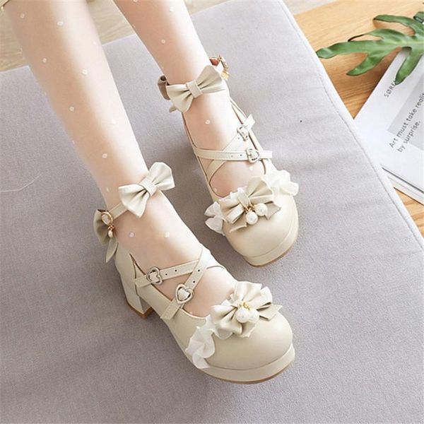 dress shoes pxelena jk cosplay uniform student school mary janes girls women cross tied lace ruffles bowknot med heels pumps 45, Black
dress shoes pxelena jk cosplay uniform student school mary janes girls women cross tied lace ruffles bowknot med heels pumps 45, Black