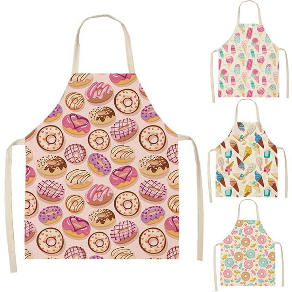 aprons women's doughnut pattern apron baking accessories ice cream sweet men's cafe kitchen
aprons women's doughnut pattern apron baking accessories ice cream sweet men's cafe kitchen