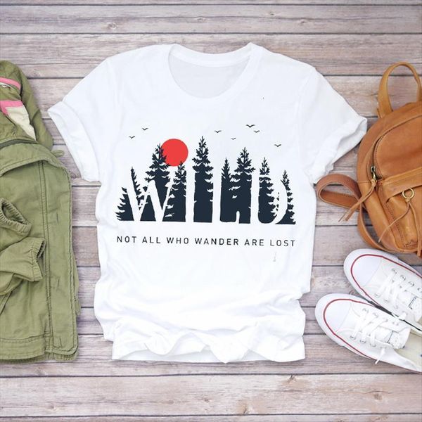 summer fashion forest printed cute womens short sleeve ladies graphic female tee, White
summer fashion forest printed cute womens short sleeve ladies graphic female tee, White