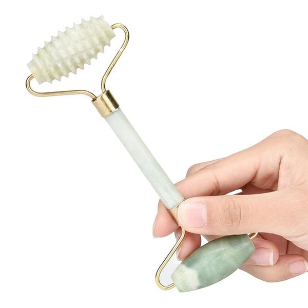 beauty jade roller massager facial relaxation neck massage double smooth spiky rollers massage stones ing
beauty jade roller massager facial relaxation neck massage double smooth spiky rollers massage stones ing