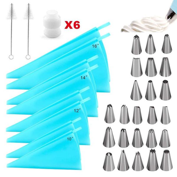 baking & pastry tools 40-piece set cake mounting mouth bag converter silicone decoration
baking & pastry tools 40-piece set cake mounting mouth bag converter silicone decoration