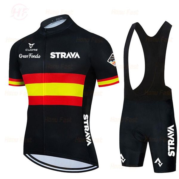 racing sets 2021 strava bicycle team short sleeve men's cycling jersey set summer breathable anti-uv clothing, Black;blue
racing sets 2021 strava bicycle team short sleeve men's cycling jersey set summer breathable anti-uv clothing, Black;blue
