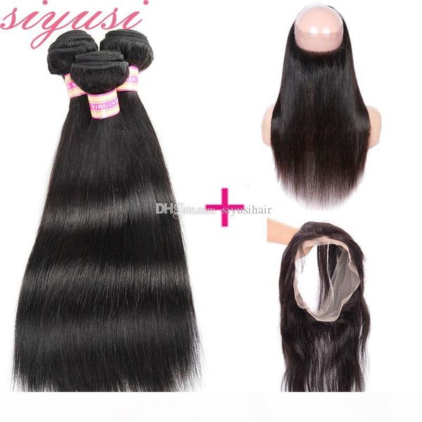 peruvian straight virgin hair with frontal closure 3 bundles straight hair with closure 360 lace frontal closure with bundles, Black;brown
peruvian straight virgin hair with frontal closure 3 bundles straight hair with closure 360 lace frontal closure with bundles, Black;brown