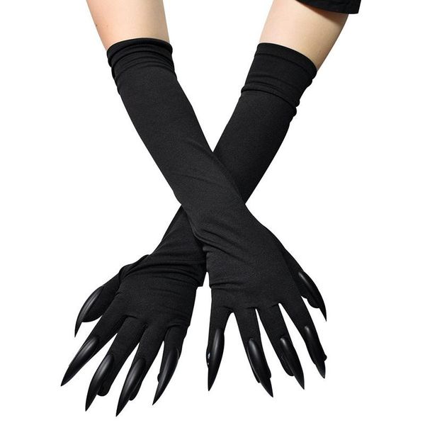 five fingers gloves halloween ghost cat demon witch long nail performance women cosplay black elastic satin full finger sleeves r43, Blue;gray
five fingers gloves halloween ghost cat demon witch long nail performance women cosplay black elastic satin full finger sleeves r43, Blue;gray