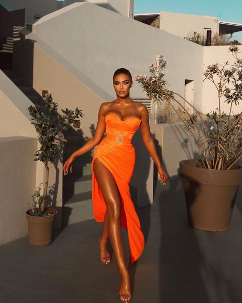 casual dresses 2021 elegant luxury orange off shoulder slim split ankle length dress celebrity fashion evening party vestido, Black;gray
casual dresses 2021 elegant luxury orange off shoulder slim split ankle length dress celebrity fashion evening party vestido, Black;gray