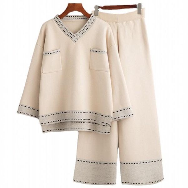 women's two piece pants knitwear set women pullover pull and wide leg pant suits autumn fashion street style knitted sweater tracksuit, White
women's two piece pants knitwear set women pullover pull and wide leg pant suits autumn fashion street style knitted sweater tracksuit, White
