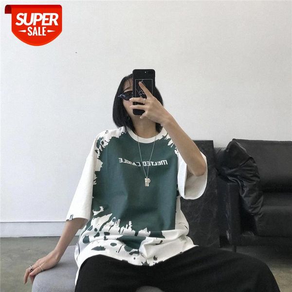 2020 summer couple half-sleeved t-shirt american style new tide for women loose port style hip-hop graffiti print short sleeve #ma7q, White
2020 summer couple half-sleeved t-shirt american style new tide for women loose port style hip-hop graffiti print short sleeve #ma7q, White