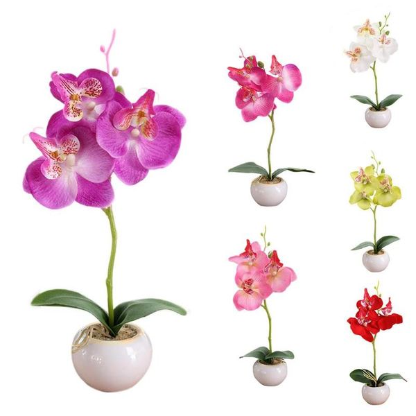 decorative flowers & wreaths 1pc potted artificial butterfly orchid flower stage garden wedding party decor festival craft real touch
decorative flowers & wreaths 1pc potted artificial butterfly orchid flower stage garden wedding party decor festival craft real touch