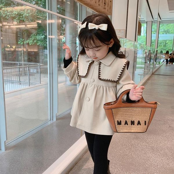 jackets girls' autumn and winter coat 2021 korean trendy thin children's big lapel outerwear 5-58, Blue;gray
jackets girls' autumn and winter coat 2021 korean trendy thin children's big lapel outerwear 5-58, Blue;gray