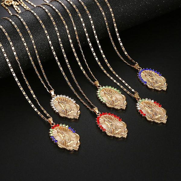 pendant necklaces 8seasons vintage religious necklace gold color virgin mary rhinestone women fashion jewelry 45cm(17 6/8") long, 1 pie, Silver
pendant necklaces 8seasons vintage religious necklace gold color virgin mary rhinestone women fashion jewelry 45cm(17 6/8") long, 1 pie, Silver