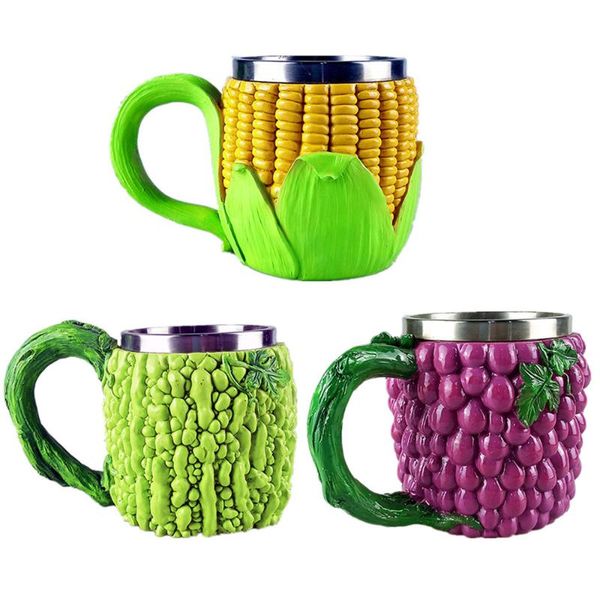mugs creative cute fruit cup yellow green corn cob coffee mug bitter gourd grape for children's use & home party
mugs creative cute fruit cup yellow green corn cob coffee mug bitter gourd grape for children's use & home party