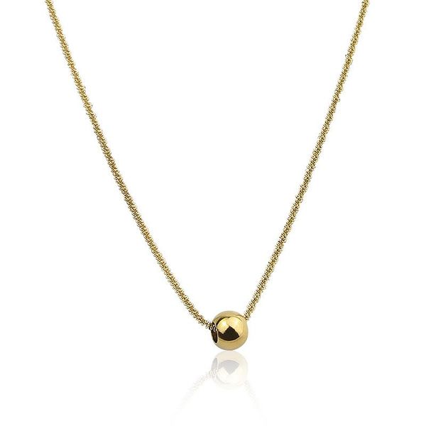 chains fashion corn shape necklace string steel ball pendant for woman party love gift jewelry wholesale, Silver
chains fashion corn shape necklace string steel ball pendant for woman party love gift jewelry wholesale, Silver
