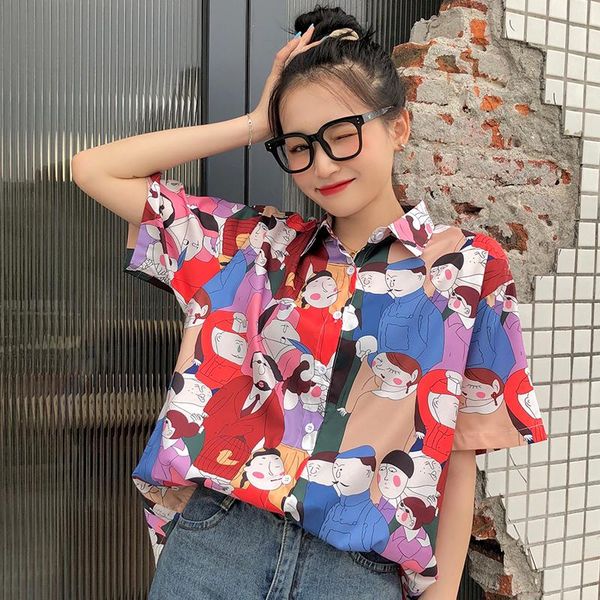 women's blouses & shirts ropa mujer verano harajuku summer casual plus size womens and cartoon hip hop blusas de moda isn, White
women's blouses & shirts ropa mujer verano harajuku summer casual plus size womens and cartoon hip hop blusas de moda isn, White