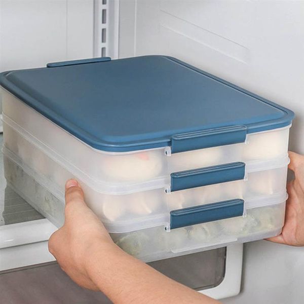 storage bottles & jars 1 pc household sealed dumpling box versatile creative food tray fresh-keeping multilayer
storage bottles & jars 1 pc household sealed dumpling box versatile creative food tray fresh-keeping multilayer
