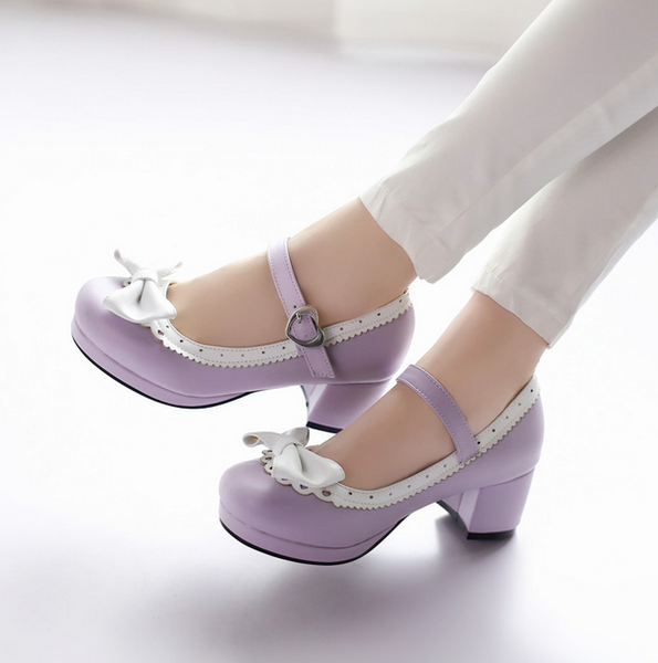 dress shoes women ankle strap lolita bowknot sweet mary jane carved block heel cosplay, Black
dress shoes women ankle strap lolita bowknot sweet mary jane carved block heel cosplay, Black