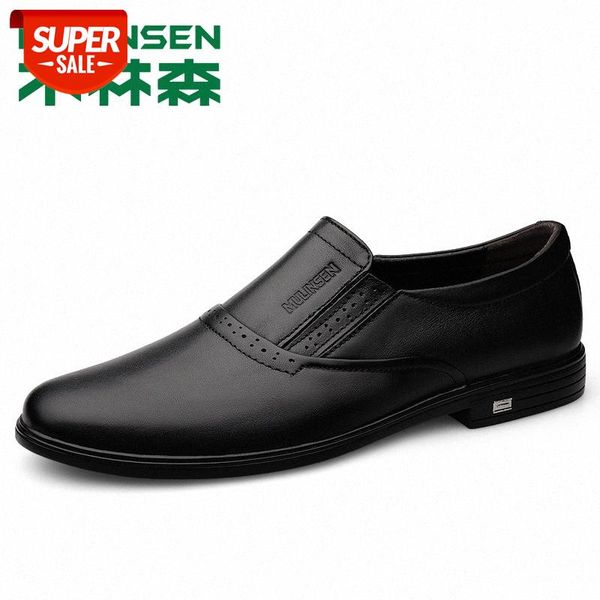 spring and autumn leather shoes men's cowhide business casual shoe covers foot dad medium old style #tf62, Black
spring and autumn leather shoes men's cowhide business casual shoe covers foot dad medium old style #tf62, Black
