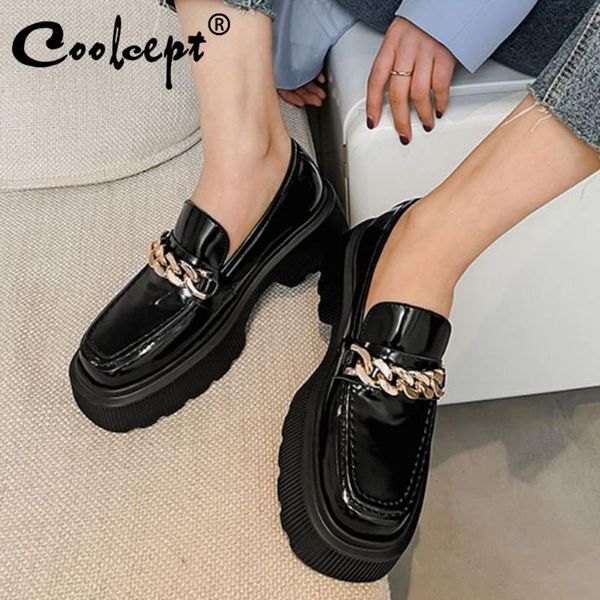 dress shoes coolcept 2021 women pumps real leather fashion platform thick high heel woman spring office lady footwear size 34-39, Black
dress shoes coolcept 2021 women pumps real leather fashion platform thick high heel woman spring office lady footwear size 34-39, Black