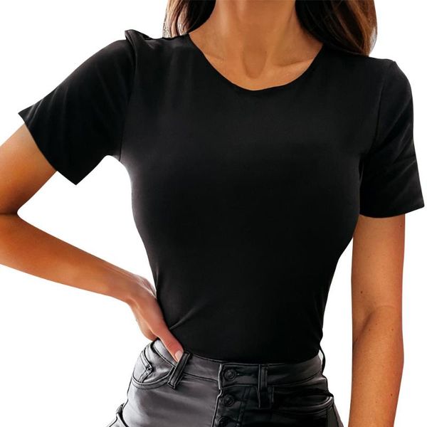 women's t-shirt 2021 spring summer fashion women solid short-sleeve splice o-neck tees casual slim halter chain hollow out coat t-shirt, White
women's t-shirt 2021 spring summer fashion women solid short-sleeve splice o-neck tees casual slim halter chain hollow out coat t-shirt, White