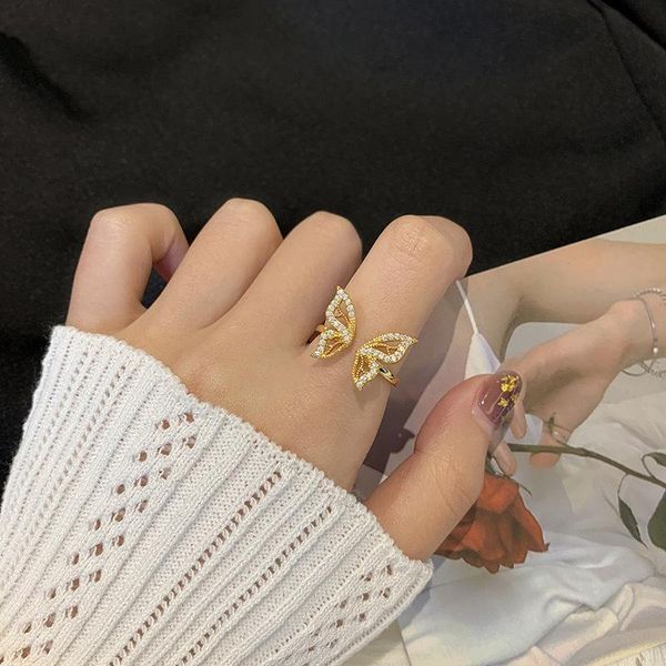 cluster rings trendy butterfly for women girls opening gold sliver color zircon stone ring couple finger jewelry birthday gifts, Golden;silver
cluster rings trendy butterfly for women girls opening gold sliver color zircon stone ring couple finger jewelry birthday gifts, Golden;silver