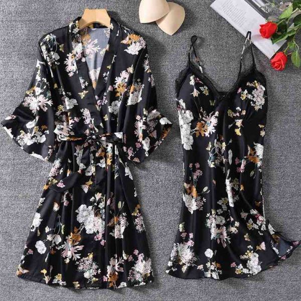 women's sleepwear robe set women print flower kimono bathrobe gown summer chemise nightgown v-neck lace loungewear loose home, Black;red
women's sleepwear robe set women print flower kimono bathrobe gown summer chemise nightgown v-neck lace loungewear loose home, Black;red
