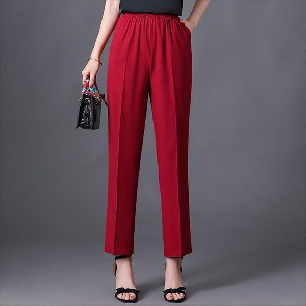casual harajuku pencil summer women pant elasticity trousers solid elastic waist ankle length, Black;white
casual harajuku pencil summer women pant elasticity trousers solid elastic waist ankle length, Black;white