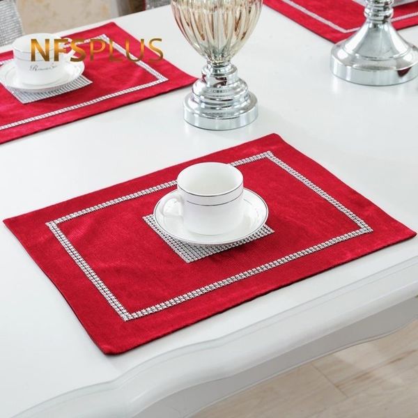table cloth 2 pack luxury diamond place mats 30x40cm red purple champagne satin mat home and party decorative placemat cover
table cloth 2 pack luxury diamond place mats 30x40cm red purple champagne satin mat home and party decorative placemat cover