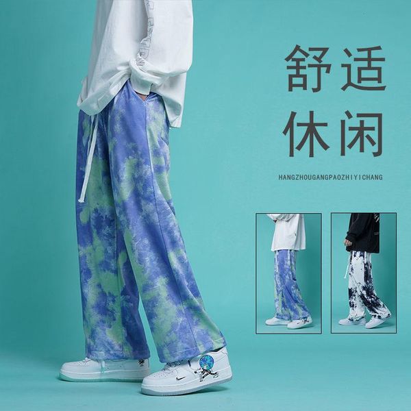 men's pants summer tie-dye fashion retro casual men streetwear loose hip-hop wide-leg mens straight trousers m-5xl, Black
men's pants summer tie-dye fashion retro casual men streetwear loose hip-hop wide-leg mens straight trousers m-5xl, Black