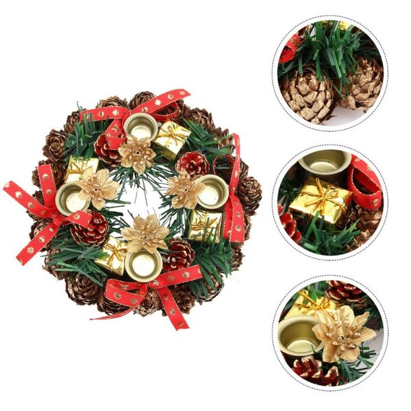 candle holders christmas holder wreath pine cone garland home candlestick decoration
candle holders christmas holder wreath pine cone garland home candlestick decoration