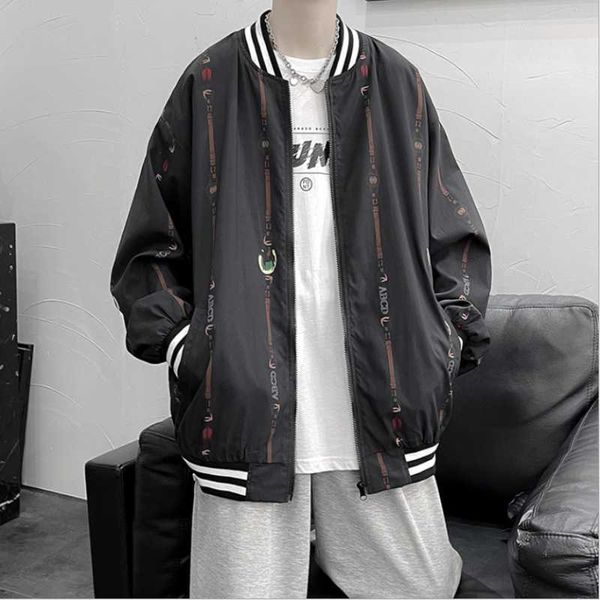 women's jackets plus size summer thin female korea style fashion coat black white orange letter pattern loose casual women jacket sprin, Black;brown
women's jackets plus size summer thin female korea style fashion coat black white orange letter pattern loose casual women jacket sprin, Black;brown