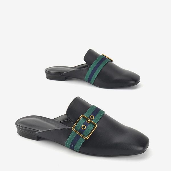 shoes low loafers rivet square toe slippers flat mules for women 2021 slides pantofle new cover basic pu metal decoration rubber, Black
shoes low loafers rivet square toe slippers flat mules for women 2021 slides pantofle new cover basic pu metal decoration rubber, Black