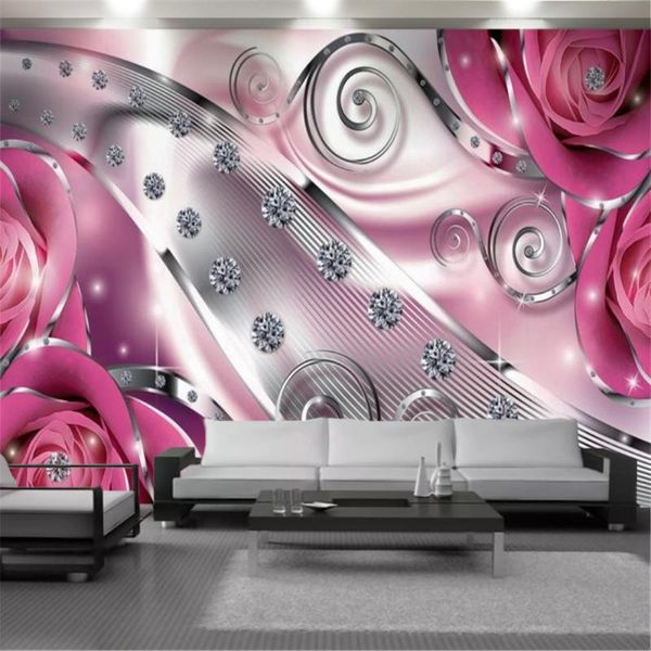 wallpapers 3d flower wallcovering luxury pink diamond floral mural modern home decoration living room bedroom background wall
wallpapers 3d flower wallcovering luxury pink diamond floral mural modern home decoration living room bedroom background wall