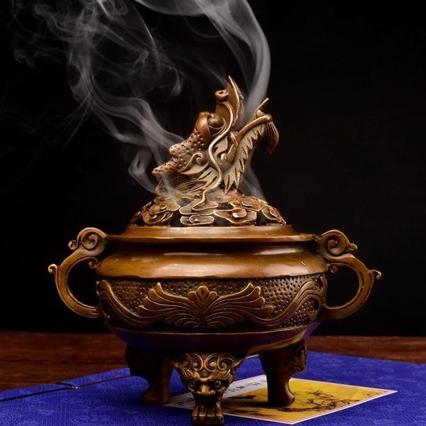 fragrance lamps antique copper dragon incense censer lotus sandalwood furnace bedroom decoration archaize burner santal teaism
fragrance lamps antique copper dragon incense censer lotus sandalwood furnace bedroom decoration archaize burner santal teaism