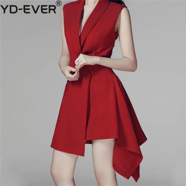 summer sleeveless elegant blazer notched jackets women red office mini irregular bodycon dress outerwear with belt, Black;gray
summer sleeveless elegant blazer notched jackets women red office mini irregular bodycon dress outerwear with belt, Black;gray