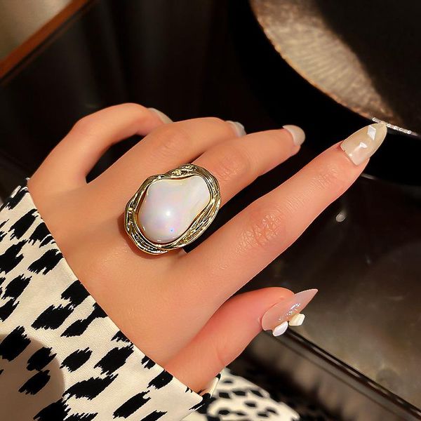 cluster rings timeonly luxury baroque irregular pearl for women gold color alloy large simulated charm statement jewelry, Golden;silver
cluster rings timeonly luxury baroque irregular pearl for women gold color alloy large simulated charm statement jewelry, Golden;silver