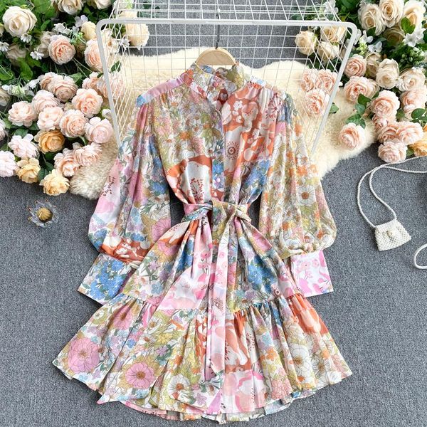 casual dresses chiffon loose lantern sleeve midi dress fashion summer women a-line belt flower printed 2021 retro high waist vestidos, Black;gray
casual dresses chiffon loose lantern sleeve midi dress fashion summer women a-line belt flower printed 2021 retro high waist vestidos, Black;gray