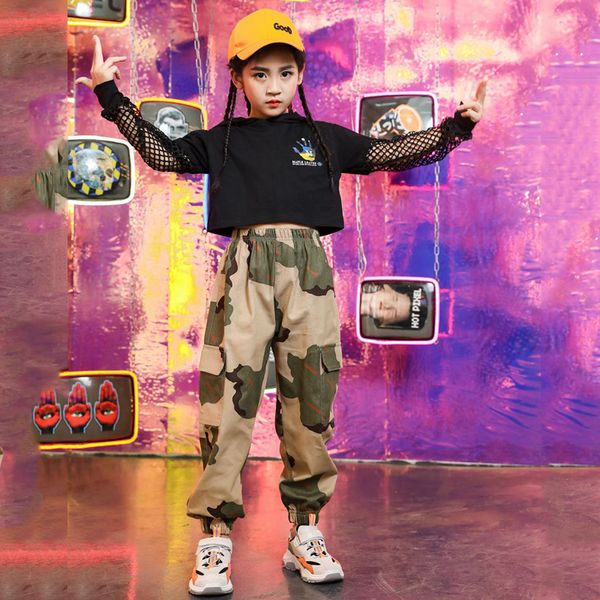 2021 childrens clothes hip hop girl net sleeve black camouflage pants jazz dance costume performance stage wear 170cm 1942, Black;red
2021 childrens clothes hip hop girl net sleeve black camouflage pants jazz dance costume performance stage wear 170cm 1942, Black;red