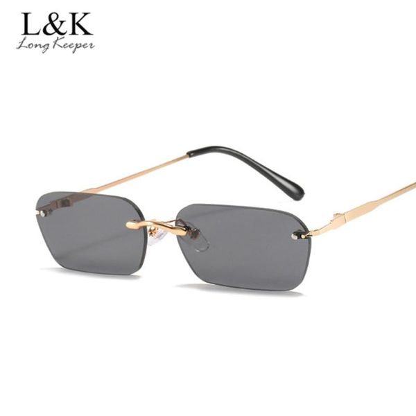 fashion rimless sunglasses women vintage brand design ladies candy color sun glasses men retro small rectangle glasses uv400, White;black
fashion rimless sunglasses women vintage brand design ladies candy color sun glasses men retro small rectangle glasses uv400, White;black