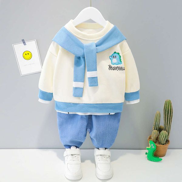 autumn suit net red and girl's fashion children's baby boy's spring clothes, White
autumn suit net red and girl's fashion children's baby boy's spring clothes, White