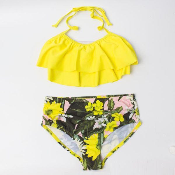 falbala kids girl bikinis 2021 two piece biquini halter girls high waist swimwear swimsuit children bandage bikini set a294
falbala kids girl bikinis 2021 two piece biquini halter girls high waist swimwear swimsuit children bandage bikini set a294