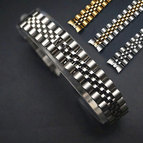 watch bands accessories band fit for calendar log series women's 3 5 bead watchband chain 13mm solid stainless steel strap, Black;brown
watch bands accessories band fit for calendar log series women's 3 5 bead watchband chain 13mm solid stainless steel strap, Black;brown