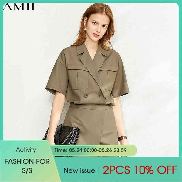 minimalism summer women's shirt offical lady solid vneck causal aline shorts 12030011 210527, White
minimalism summer women's shirt offical lady solid vneck causal aline shorts 12030011 210527, White